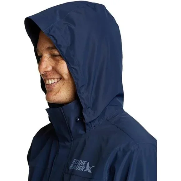Men's Packable Waterproof Rainfoil Rain Jacket